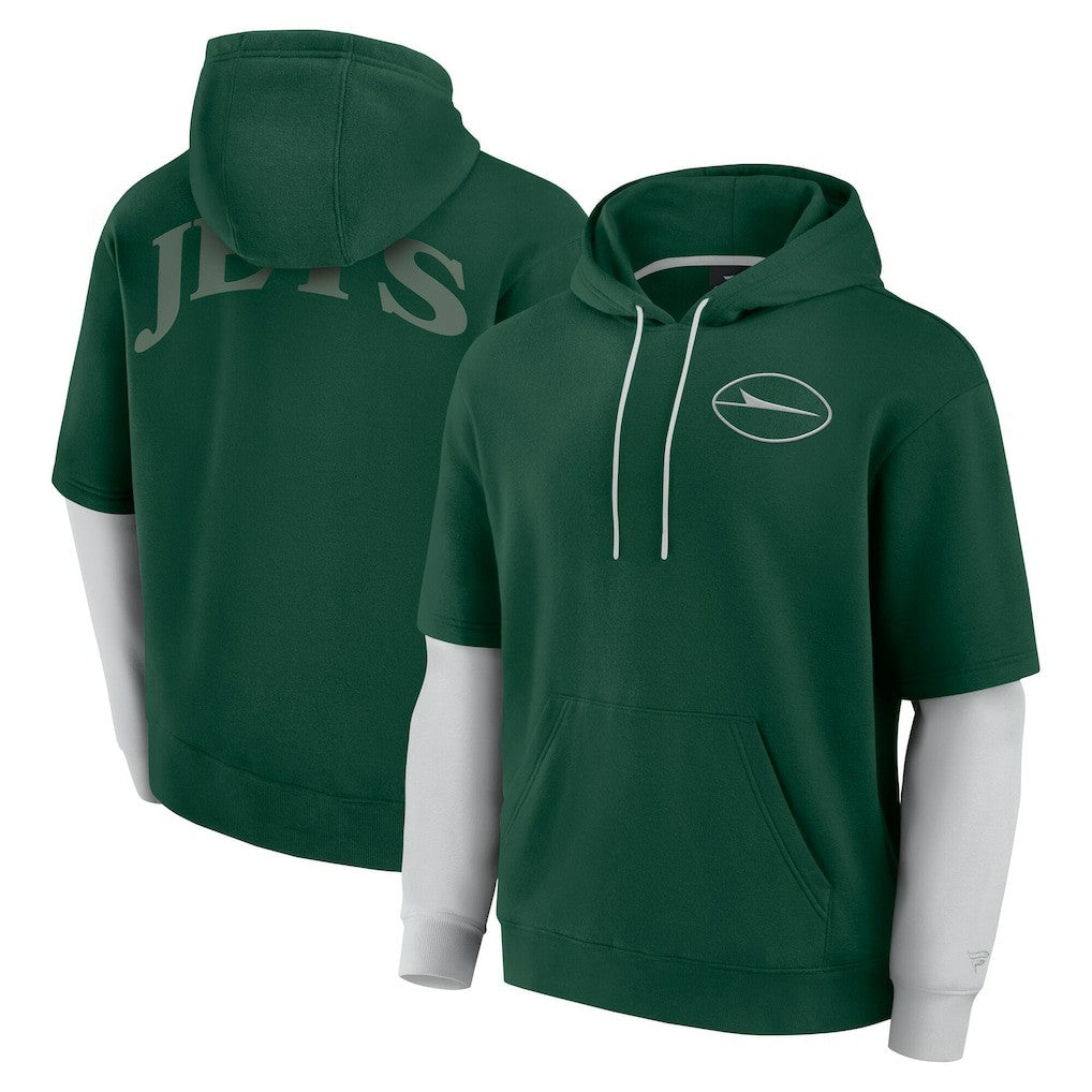 New York Jets Fanatics Unisex Sleek Elements Pullover Hoodie
