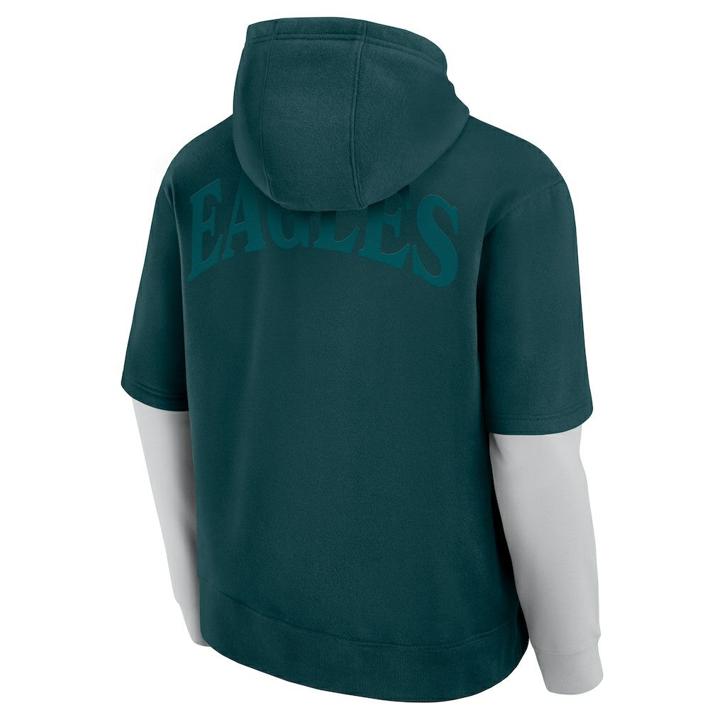 Philadelphia Eagles Fanatics Unisex Sleek Elements Pullover Hoodie