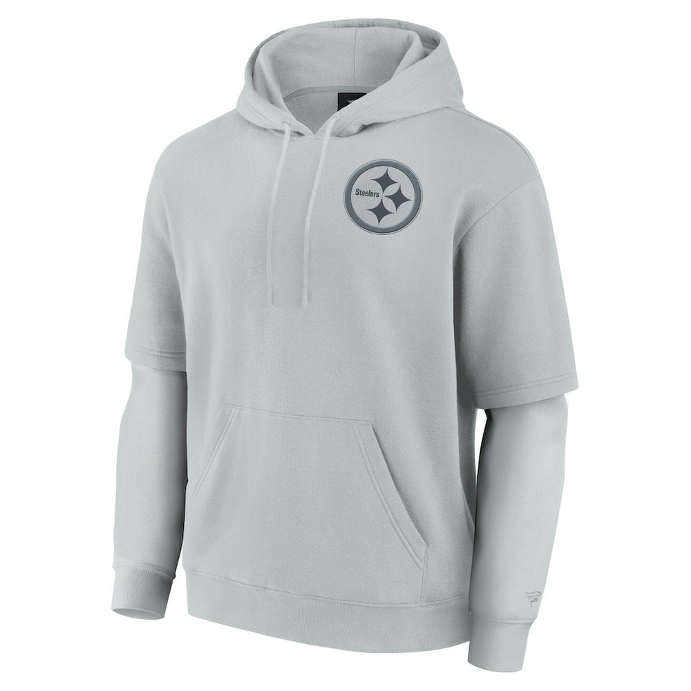 Pittsburgh Steelers Fanatics Unisex Sleek Elements Pullover Hoodie