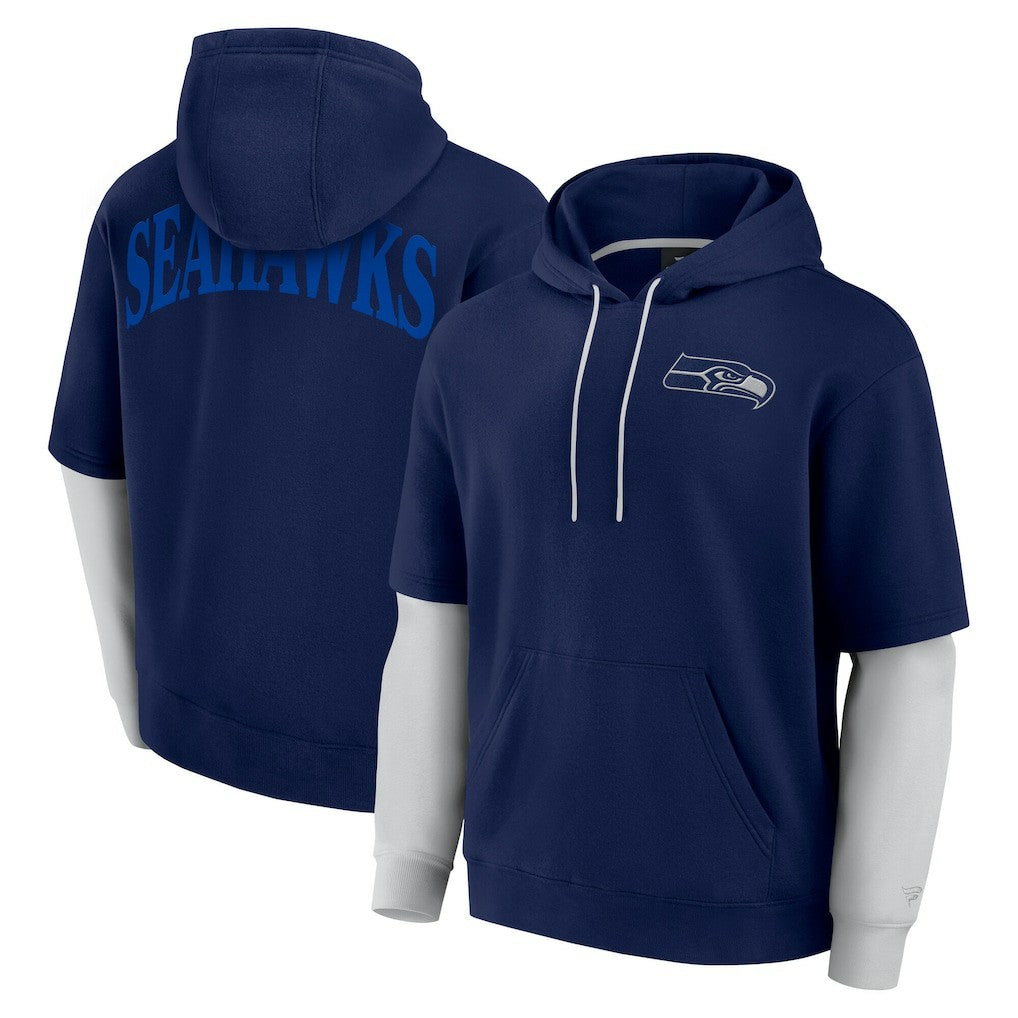 Seattle Seahawks Fanatics Unisex Sleek Elements Pullover Hoodie