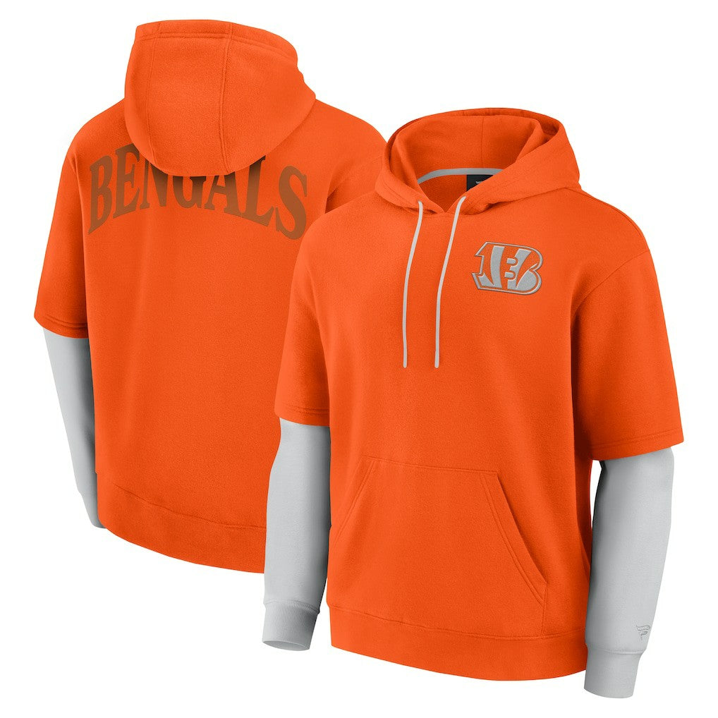 Cincinnati Bengals Fanatics Unisex Sleek Elements Pullover Hoodie