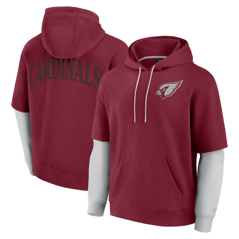 Arizona Cardinals Fanatics Unisex Sleek Elements Pullover Hoodie