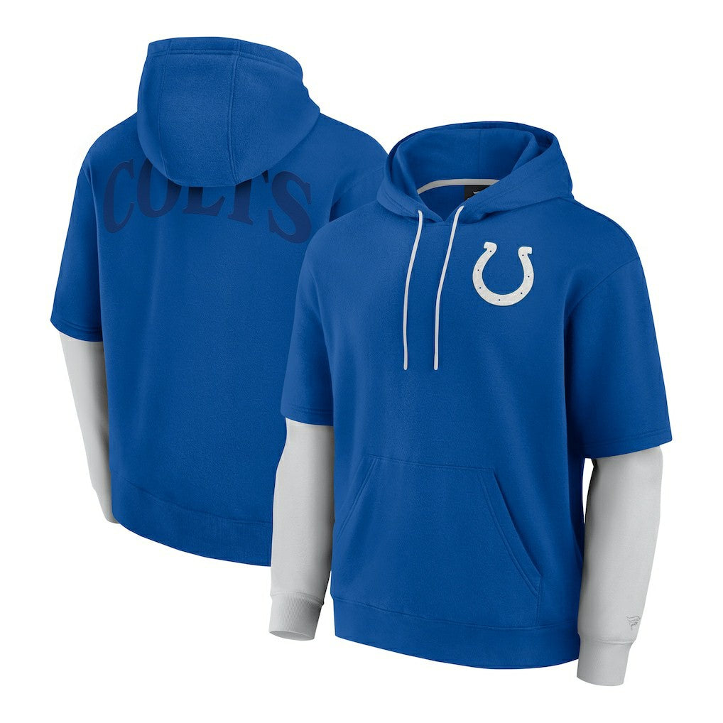 Indianapolis Colts Fanatics Unisex Sleek Elements Pullover Hoodie