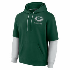 Green Bay Packers Fanatics Unisex Sleek Elements Pullover Hoodie