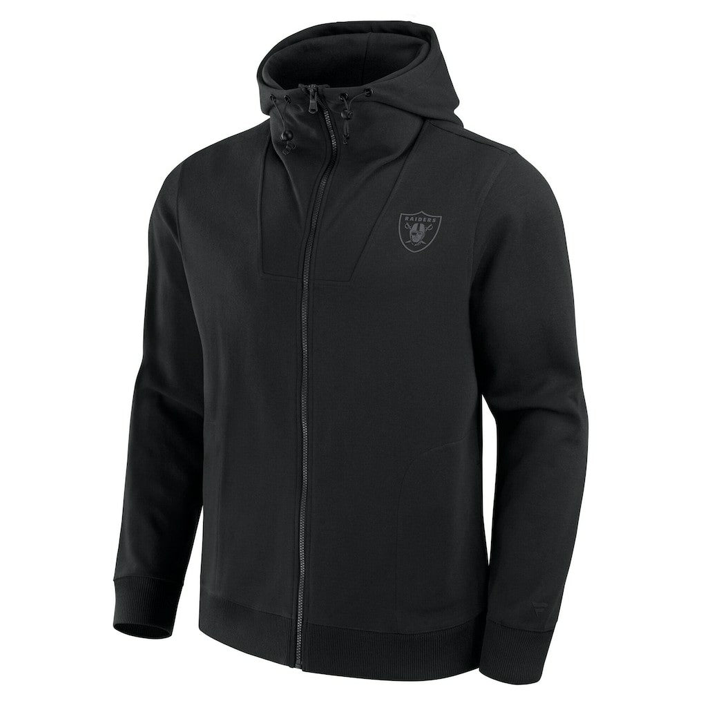 Las Vegas Raiders Fanatics Unisex Front Office Full-Zip Hoodie
