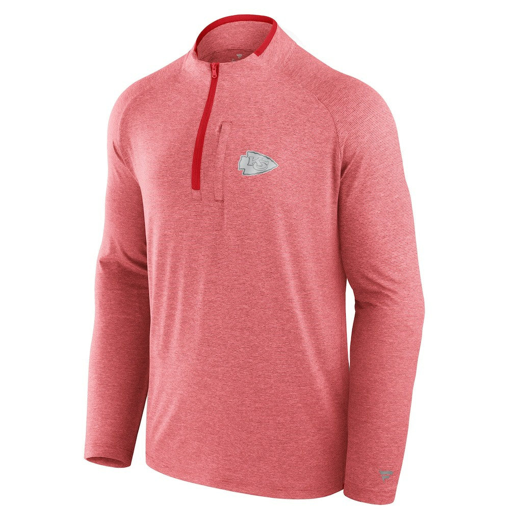 Kansas City Chiefs Fanatics Unisex Front Office Performance Primary Quarter-Zip Jacket