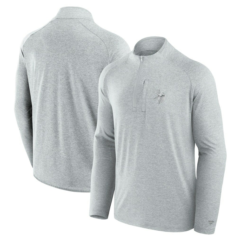 Minnesota Vikings Fanatics Unisex Front Office Performance Primary Quarter-Zip Jacket