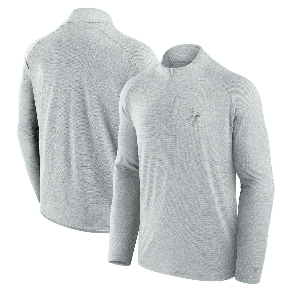 Minnesota Vikings Fanatics Unisex Front Office Performance Primary Quarter-Zip Jacket