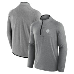 Pittsburgh Steelers Fanatics Unisex Front Office Performance Primary Quarter-Zip Jacket