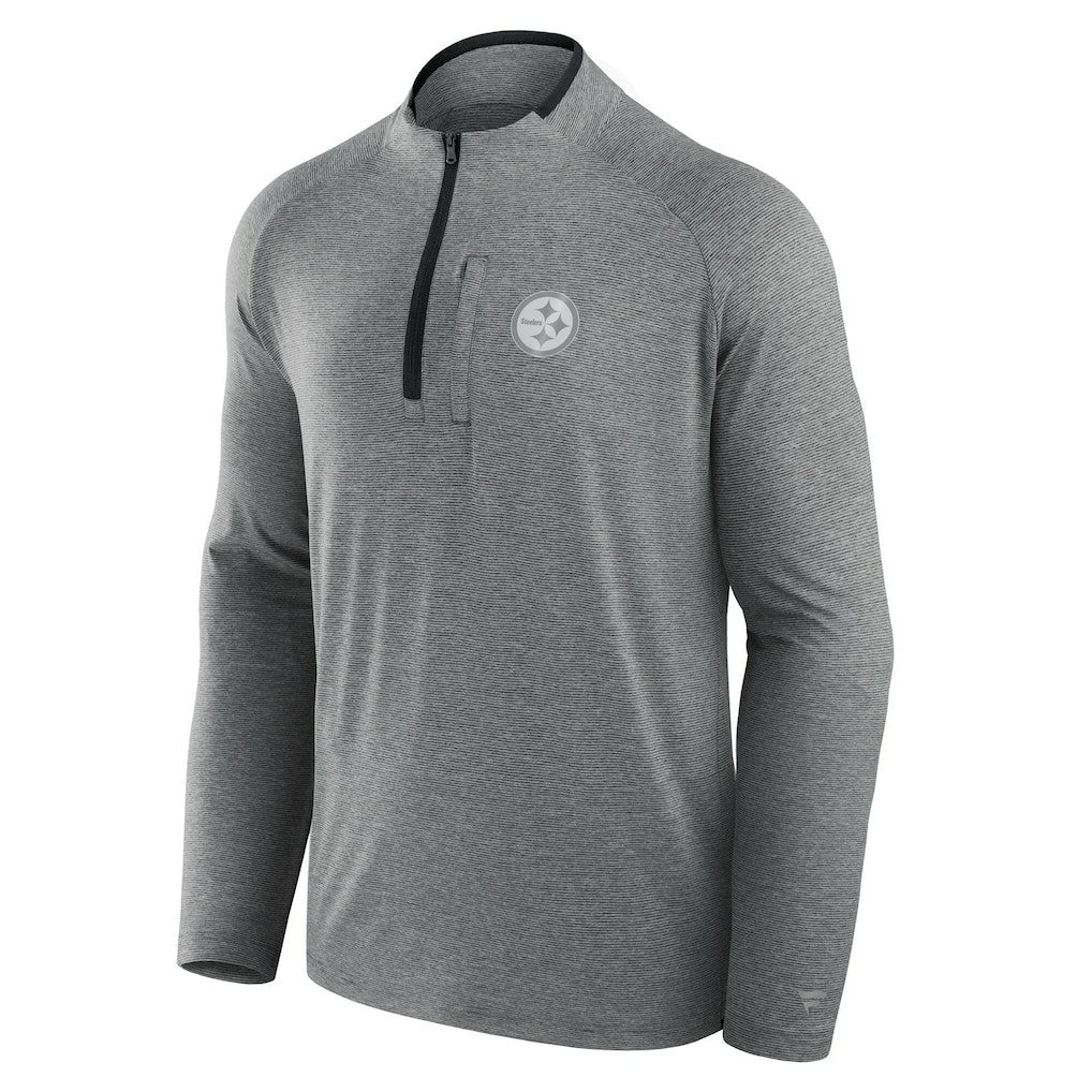 Pittsburgh Steelers Fanatics Unisex Front Office Performance Primary Quarter-Zip Jacket