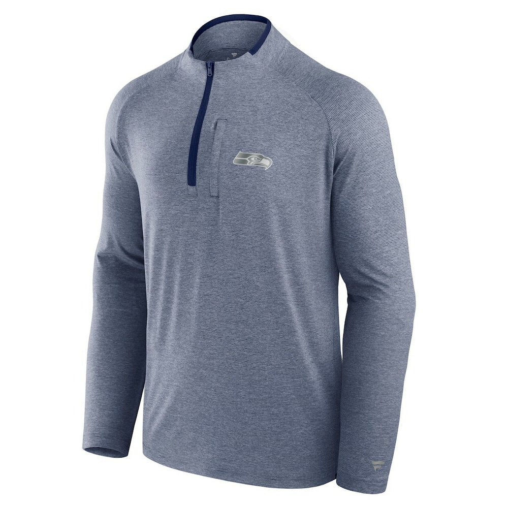 Seattle Seahawks Fanatics Unisex Front Office Performance Primary Quarter-Zip Jacket