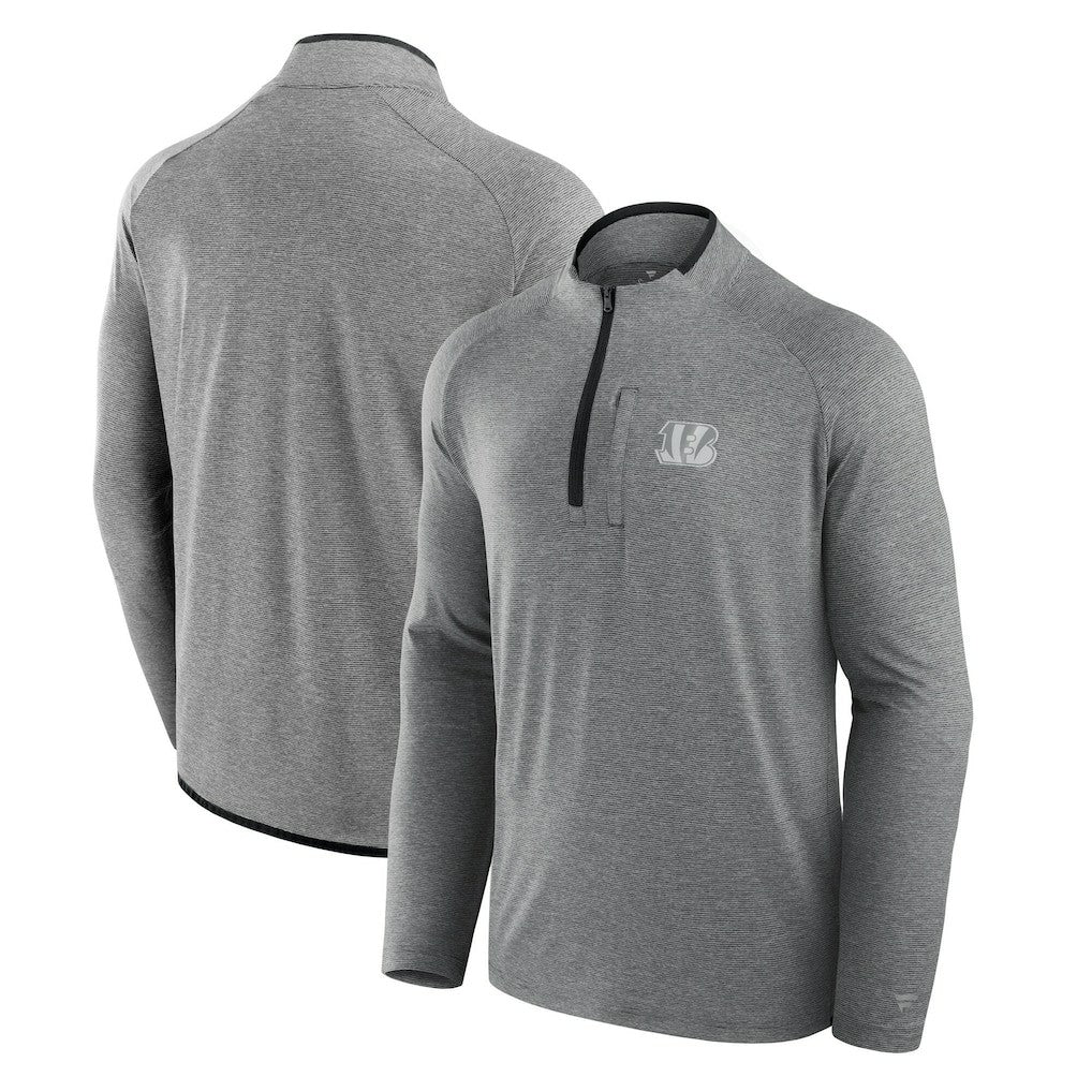 Cincinnati Bengals Fanatics Unisex Front Office Performance Primary Quarter-Zip Jacket