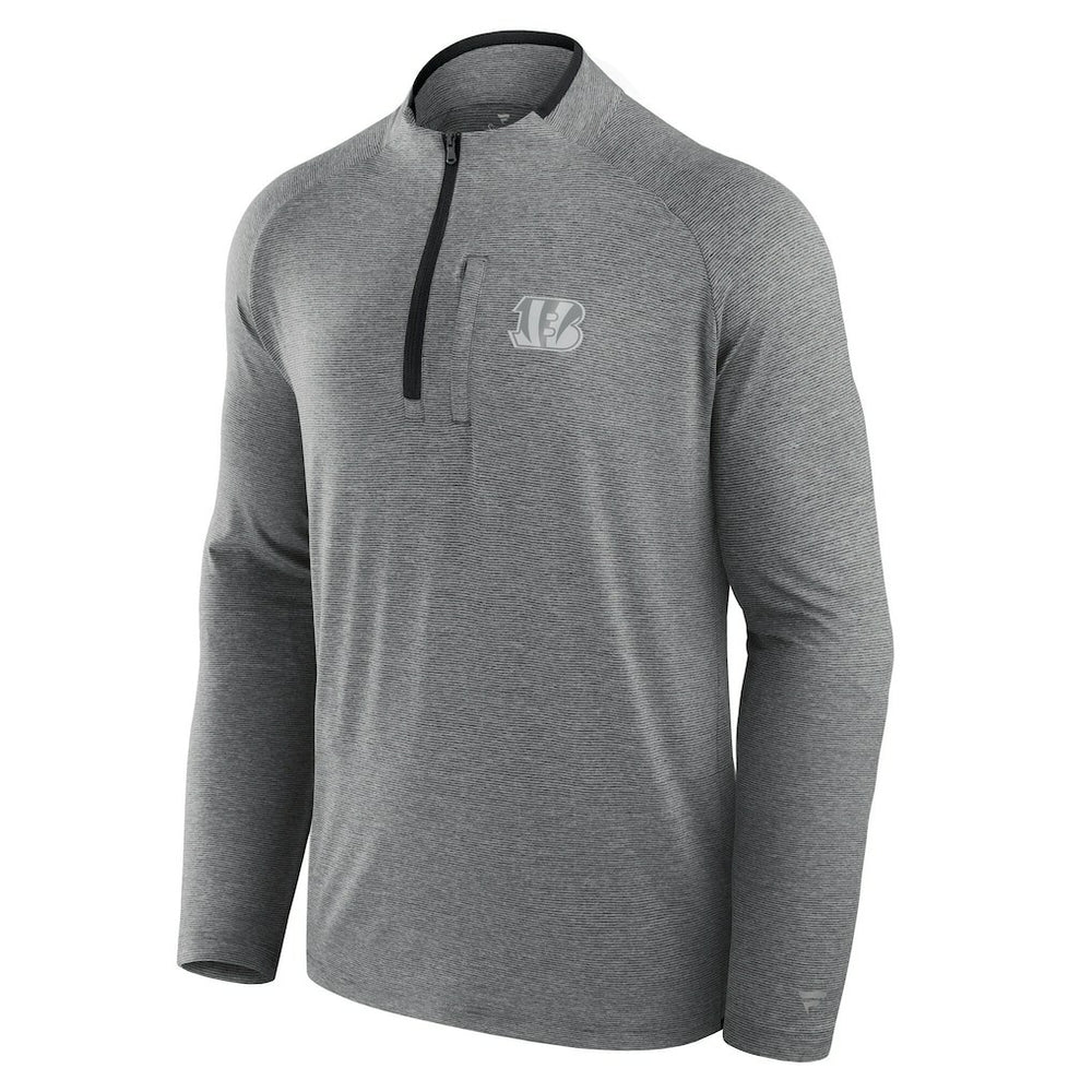 Cincinnati Bengals Fanatics Unisex Front Office Performance Primary Quarter-Zip Jacket