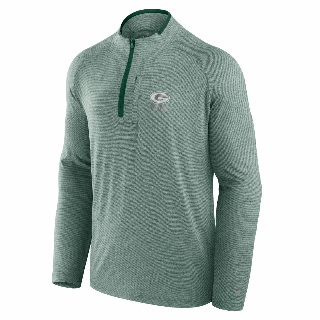 Green Bay Packers Fanatics Unisex Front Office Performance Primary Quarter-Zip Jacket