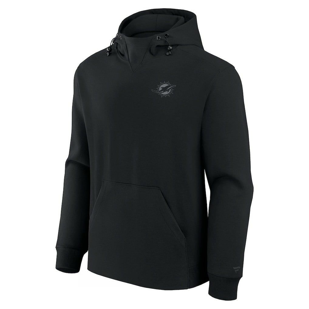 Miami Dolphins Fanatics Unisex Front Office Tonal Tri-Blend Pullover Hoodie