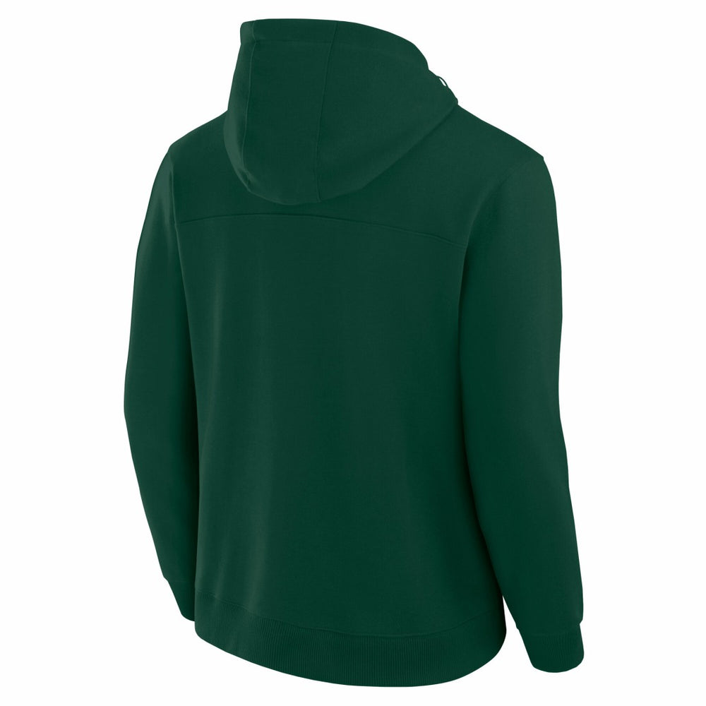 Green Bay Packers Fanatics Unisex Front Office Tonal Tri-Blend Pullover Hoodie