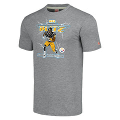 Pittsburgh Steelers  James Harrison  Homage Unisex NFL Blitz Retired Player Tri-Blend T-Shirt