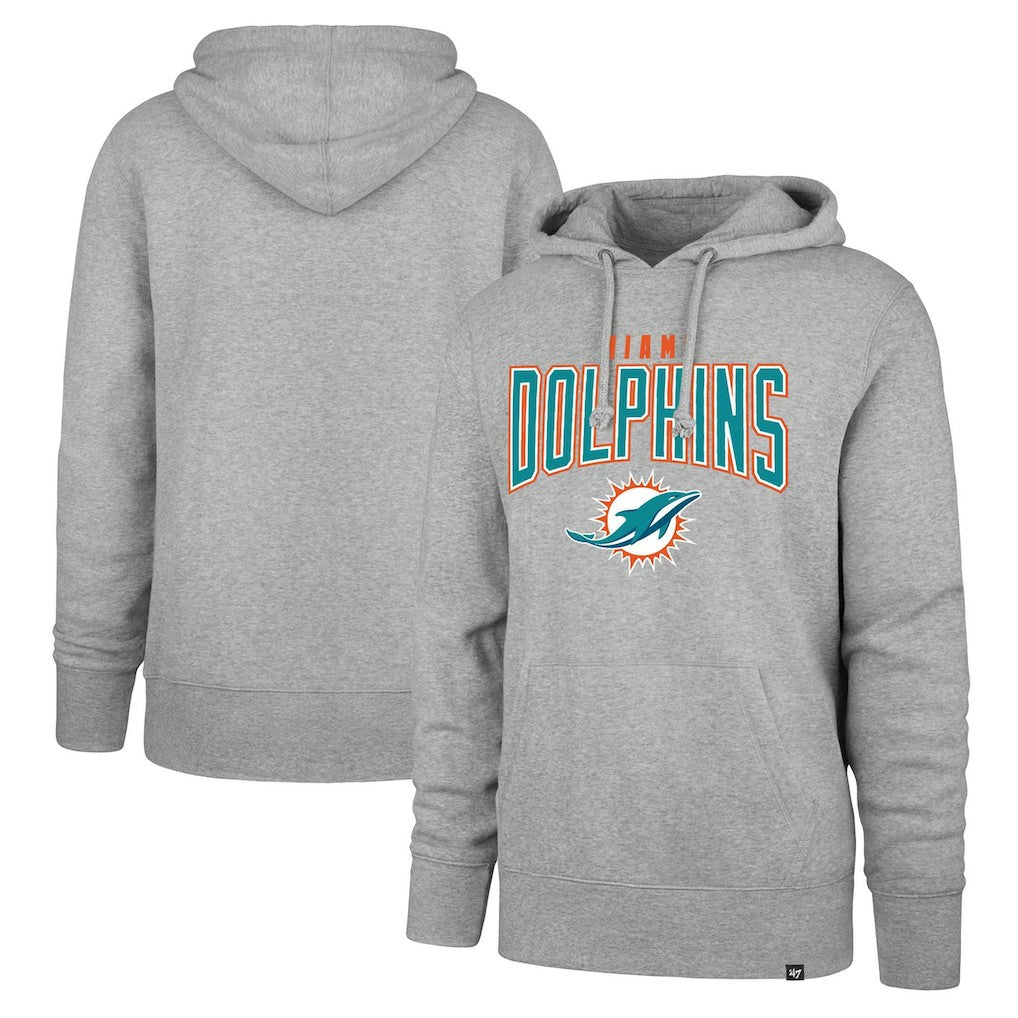 Miami Dolphins 47 brand '47 Headline Pullover Hoodie