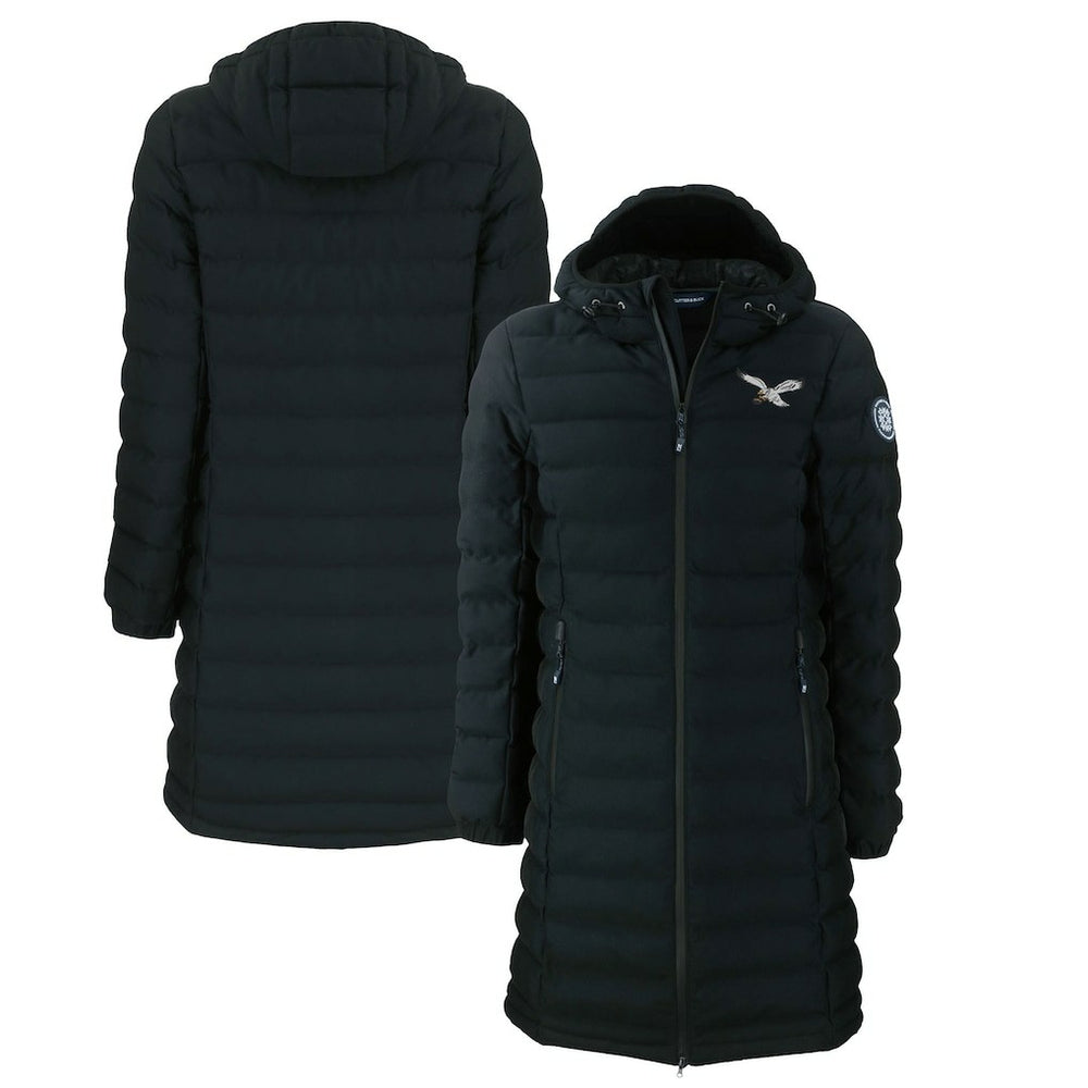 Philadelphia Eagles  Cutter & Buck Women's Throwback Logo Mission Ridge Repreve Eco Insulated Full-Zip Puffer Jacket