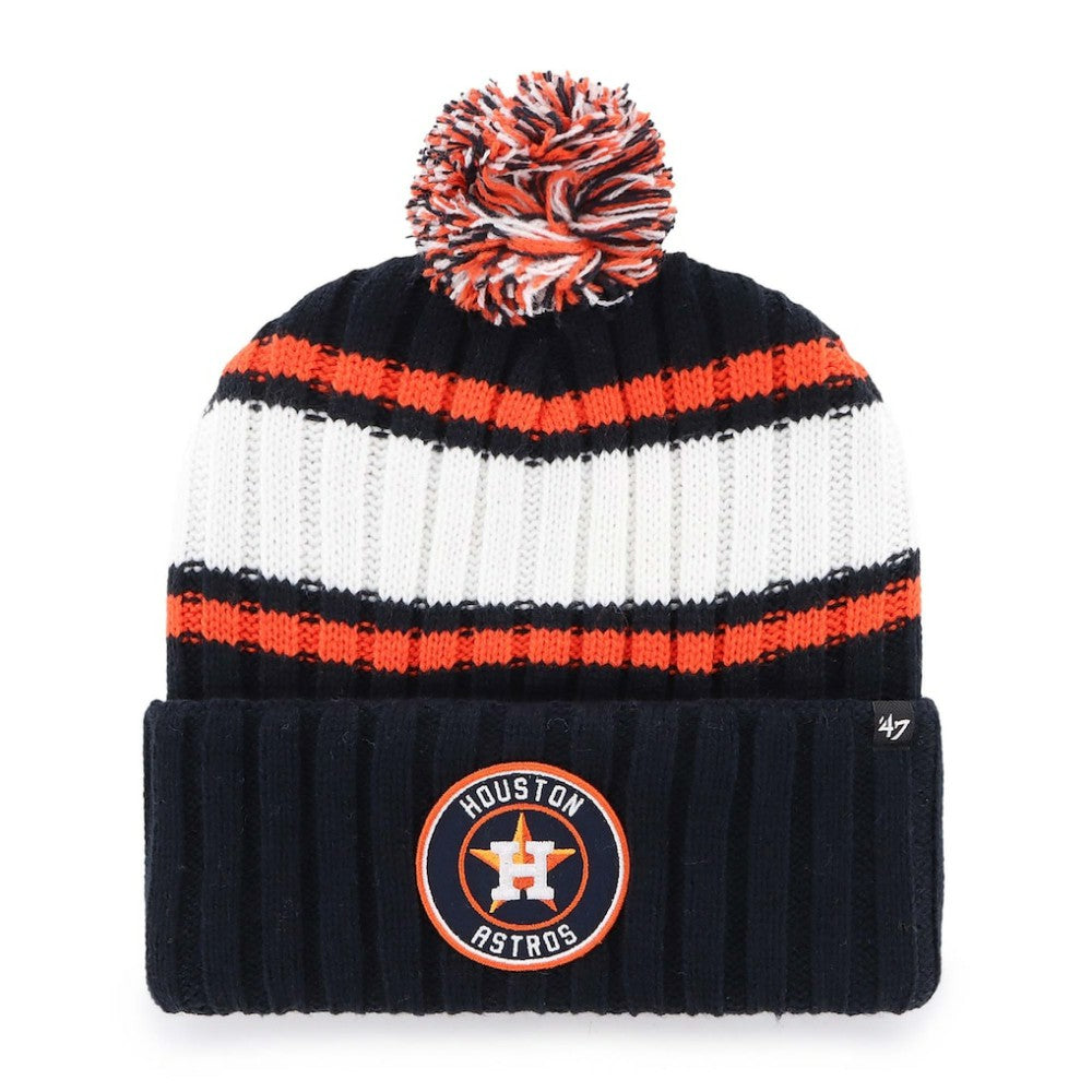Houston Astros '47 Plateau Cuffed Knit Hat with Pom | MLB Discount