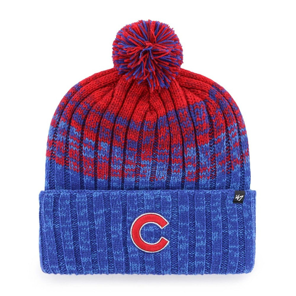 Chicago Cubs '47 Cascade Cuffed Knit Hat with Pom | MLB For sale