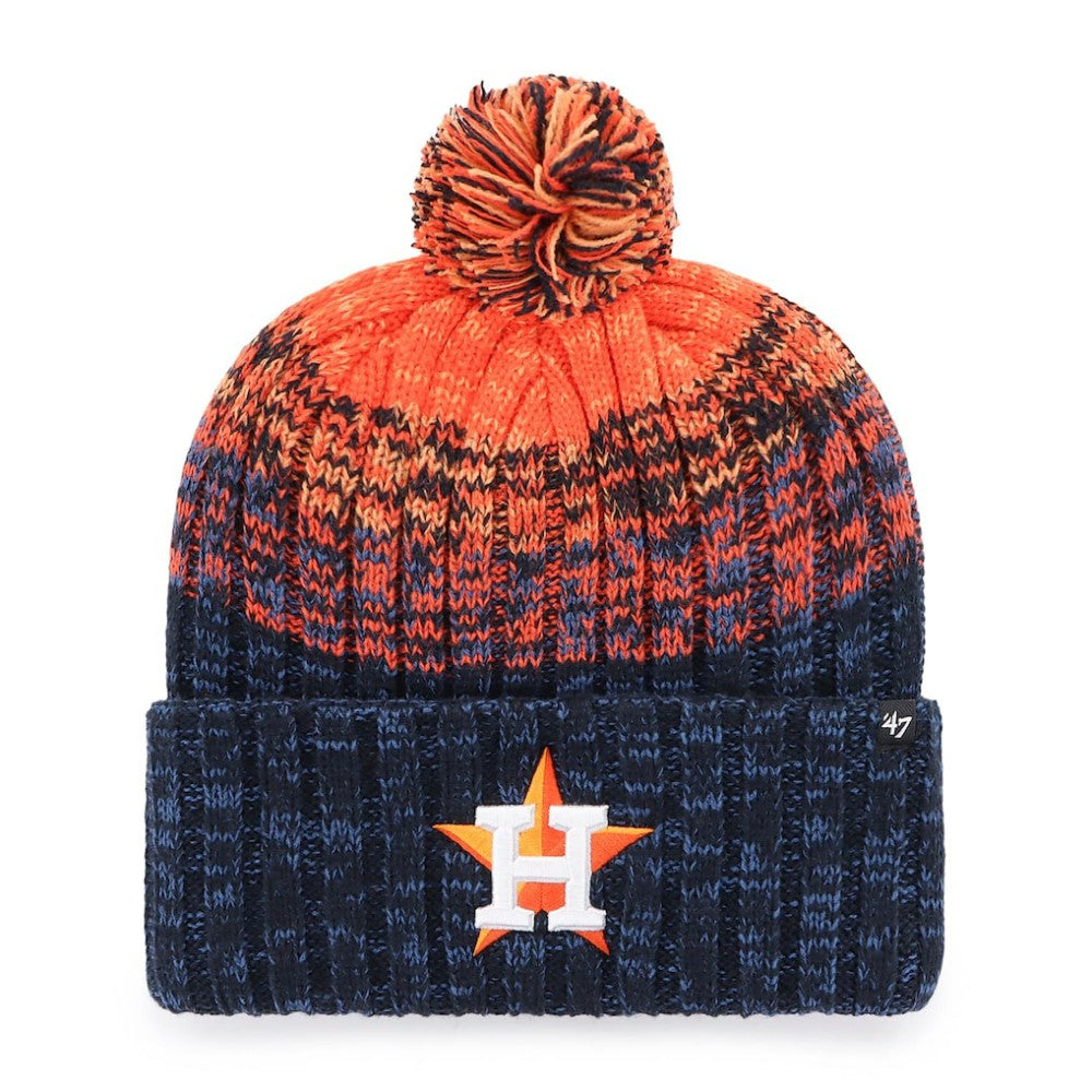 Houston Astros '47 Cascade Cuffed Knit Hat with Pom | MLB For sale