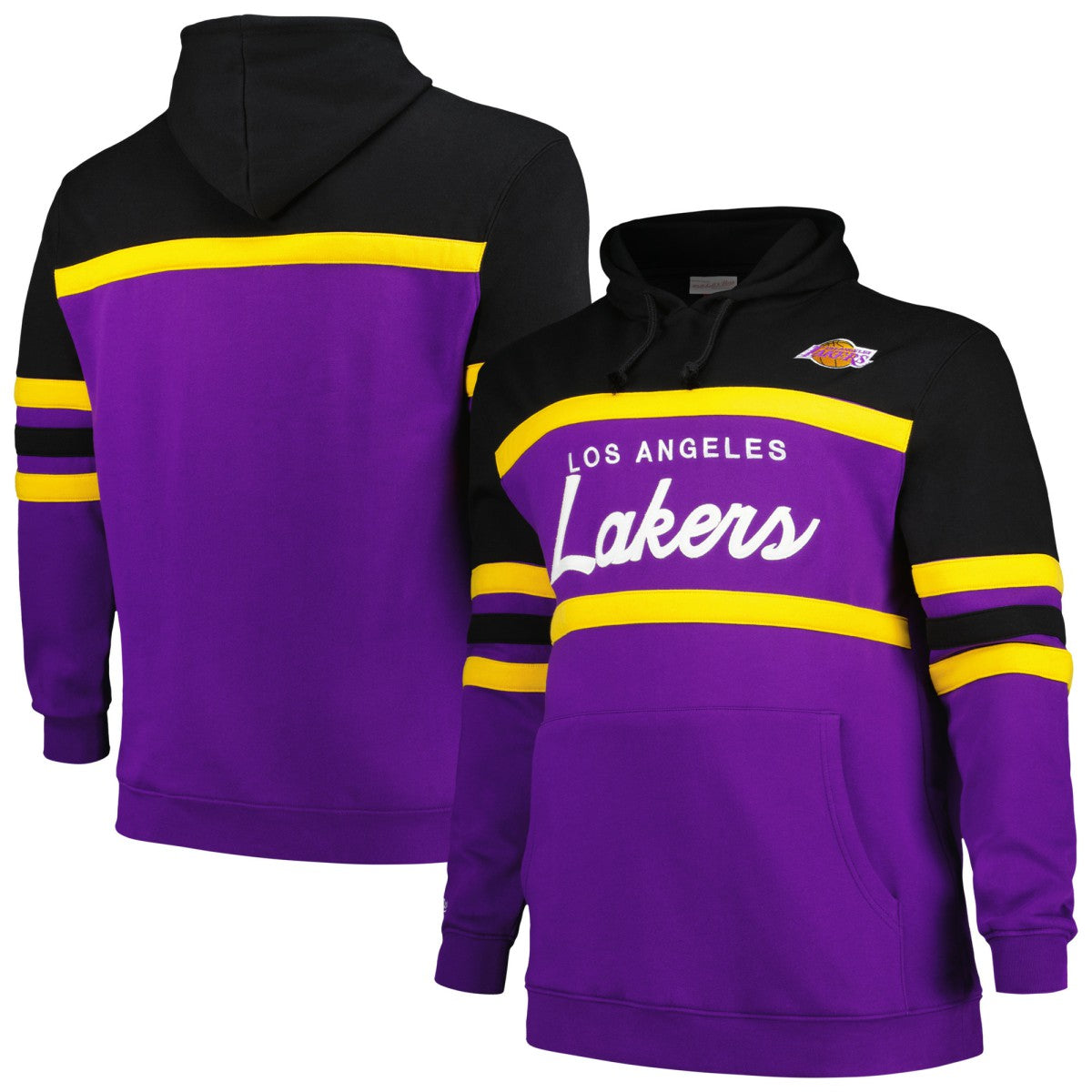 Los Angeles Lakers Big & Tall Hardwood Classics Head Coach Pullover Hoodie For Sale