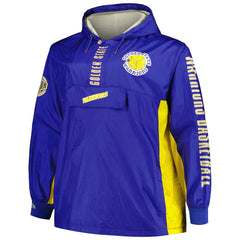 Golden State Warriors Big & Tall Hardwood Classics Team OG 2.0 Anorak Hoodie Quarter-Zip Windbreaker Jacket sale Online