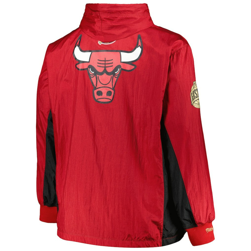 Chicago Bulls Big & Tall Hardwood Classics Team OG 2.0 Anorak Hoodie Quarter-Zip Windbreaker Jacket Online