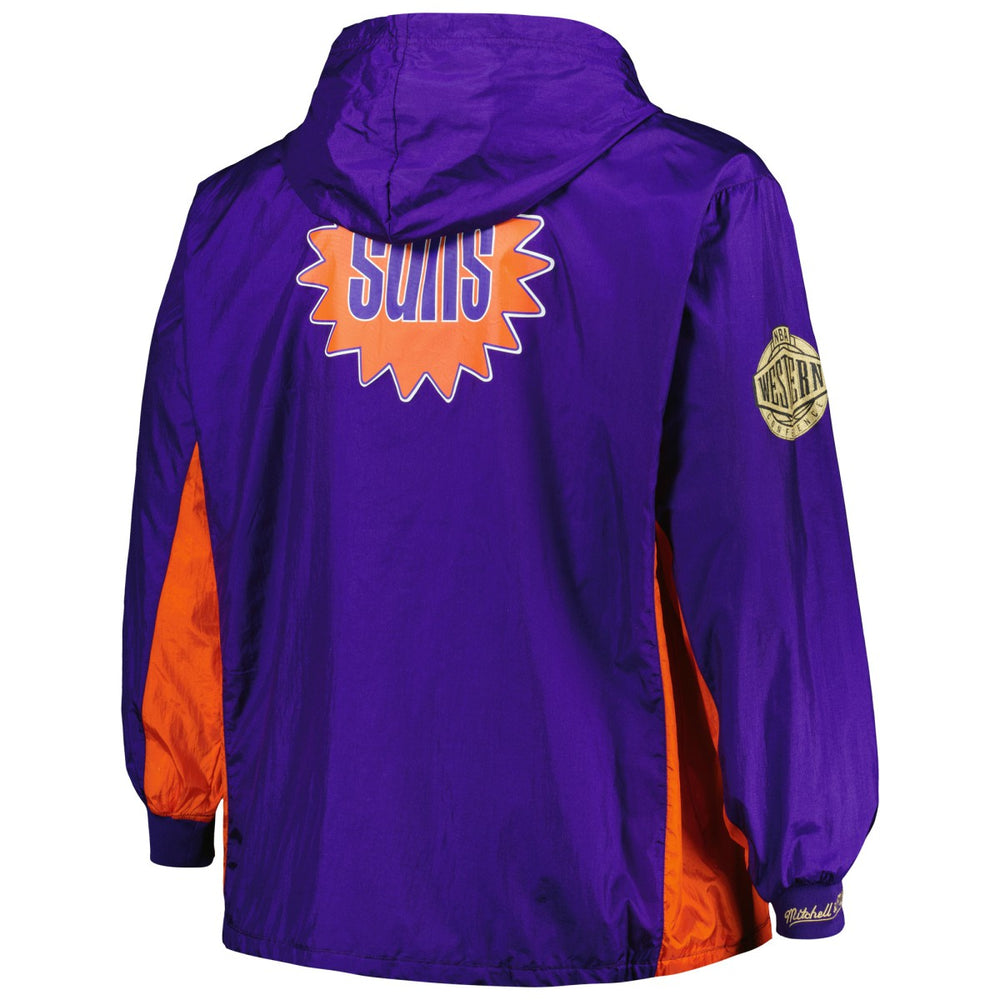 Phoenix Suns Big & Tall Hardwood Classics Team OG 2.0 Anorak Hoodie Quarter-Zip Windbreaker Jacket On Sale