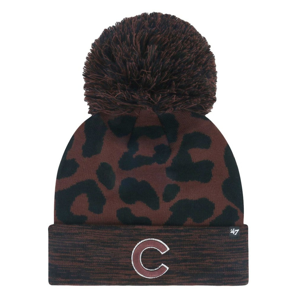 Chicago Cubs '47 Women's Rosette Cuffed Knit Hat with Pom | MLB Online