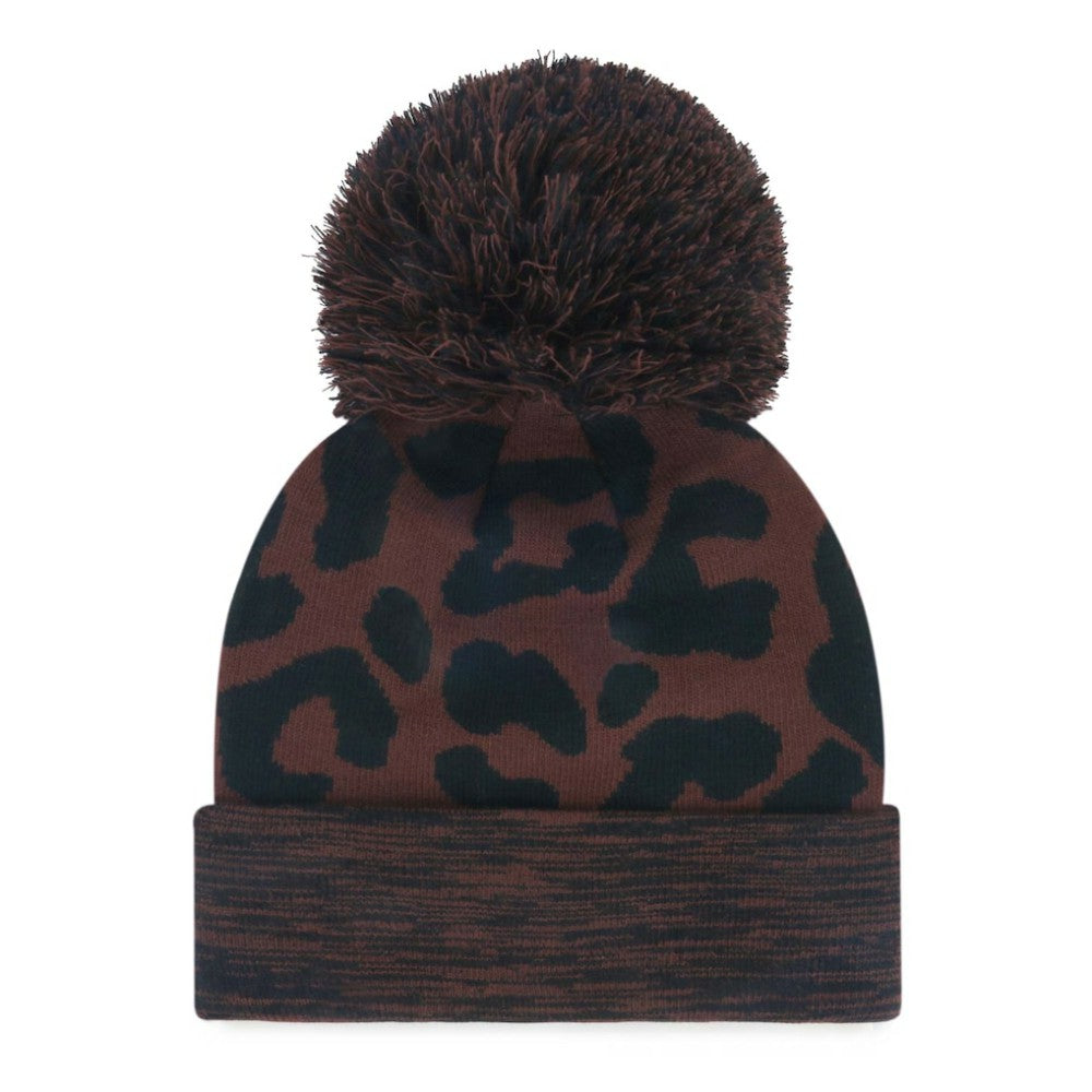 Texas Rangers '47 Women's Rosette Cuffed Knit Hat with Pom | MLB US