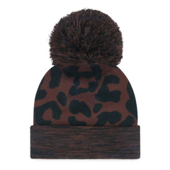 Texas Rangers '47 Women's Rosette Cuffed Knit Hat with Pom | MLB US