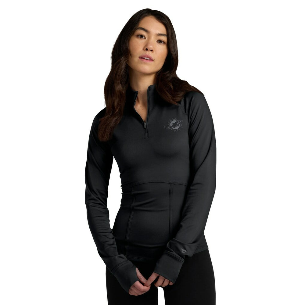Miami Dolphins Fanatics Women's Elements Quarter-Zip Jacket