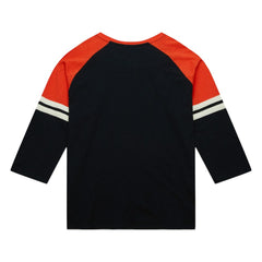 Baltimore Orioles Mitchell & Ness Cooperstown Collection Legendary Raglan Slub Henley 3/4-Sleeve T-Shirt | MLB For sale