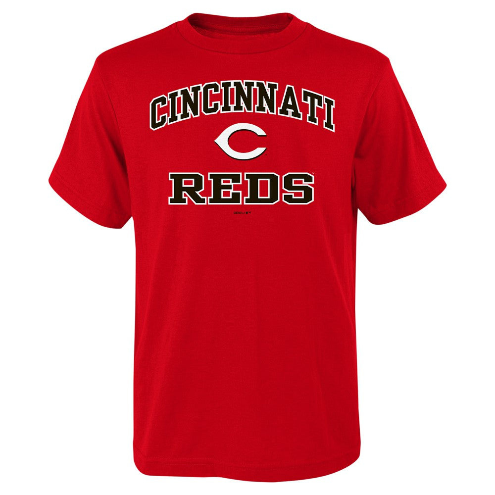 Cincinnati Reds Youth Heart & Soul T-Shirt | MLB Outlet