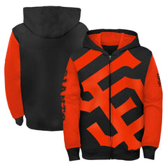 San Francisco Giants Fanatics Youth Postcard Full-Zip Hoodie Jacket | MLB New