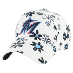 Miami Marlins '47 Girls Youth Daisy Delight Clean Up Adjustable Hat | MLB Online