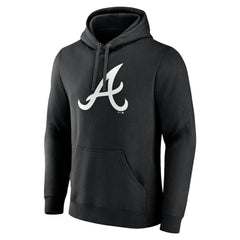 Atlanta Braves Monochrome Personalized Name & Number Pullover Hoodie | MLB Outlet
