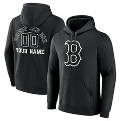 Boston Red Sox Monochrome Personalized Name & Number Pullover Hoodie | MLB Shop