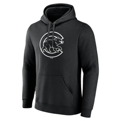 Chicago Cubs Monochrome Personalized Name & Number Pullover Hoodie | MLB Online