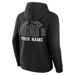 Chicago White Sox Monochrome Personalized Name & Number Pullover Hoodie | MLB US
