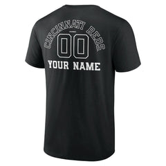 Cincinnati Reds Monochrome Personalized Name & Number T-Shirt | MLB For sale
