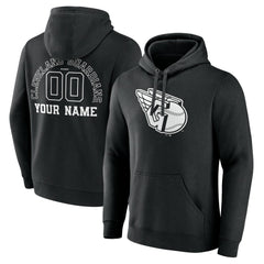 Cleveland Guardians Monochrome Personalized Name & Number Pullover Hoodie | MLB Shop