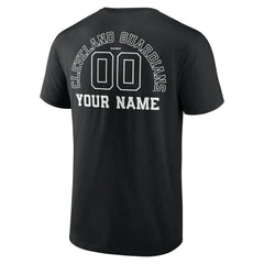 Cleveland Guardians Monochrome Personalized Name & Number T-Shirt | MLB Shop