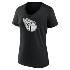 Cleveland Guardians Women's Monochrome Personalized Name & Number V-Neck T-Shirt | MLB Near me
