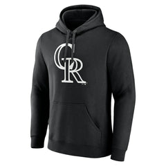 Colorado Rockies Monochrome Personalized Name & Number Pullover Hoodie | MLB On Sale
