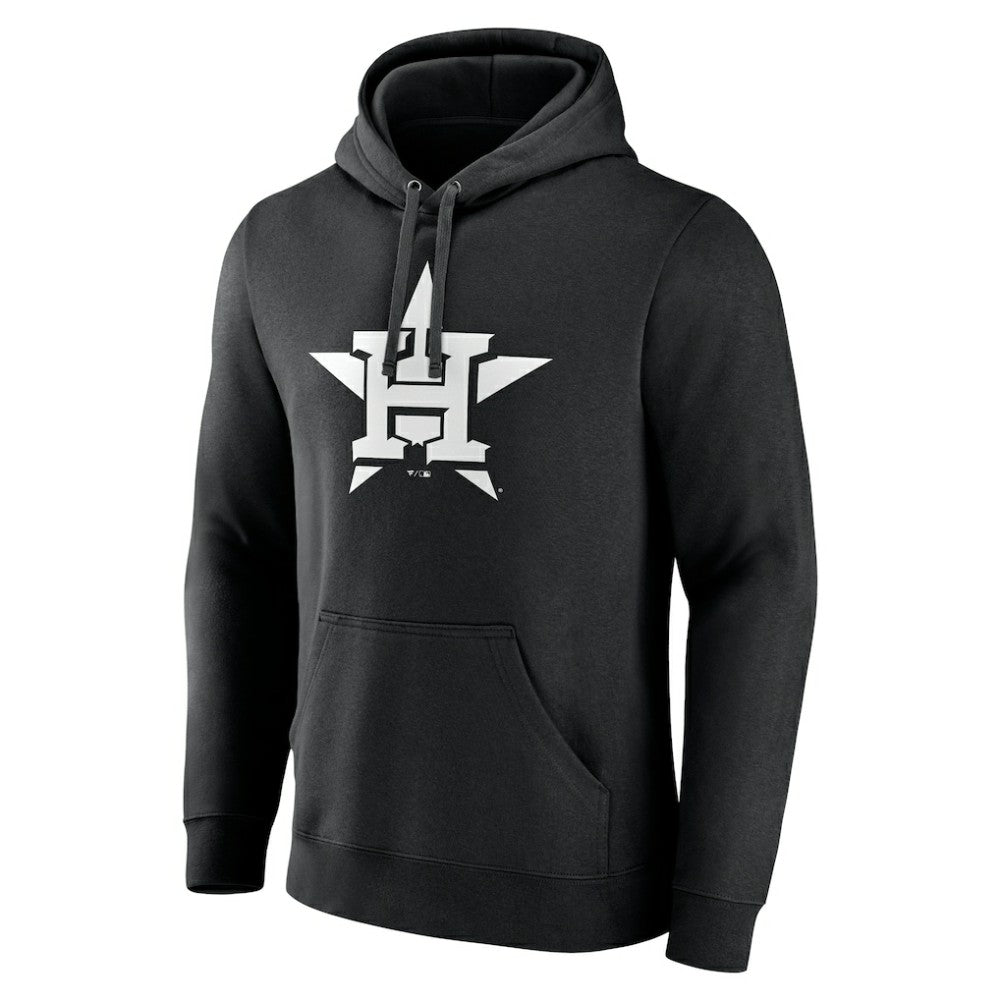Houston Astros Monochrome Personalized Name & Number Pullover Hoodie | MLB For sale