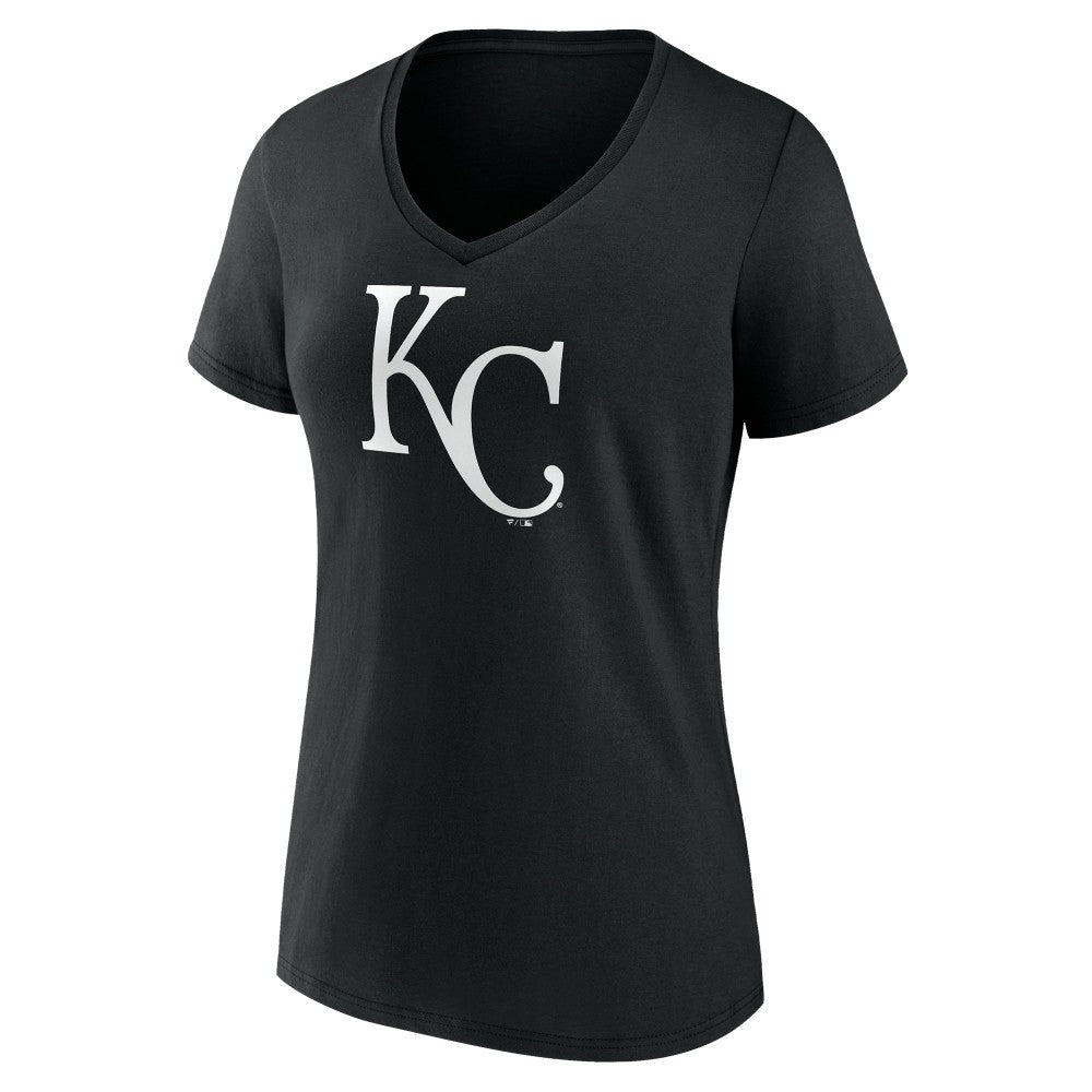 Kansas City Royals Women's Monochrome Personalized Name & Number V-Neck T-Shirt | MLB Shop