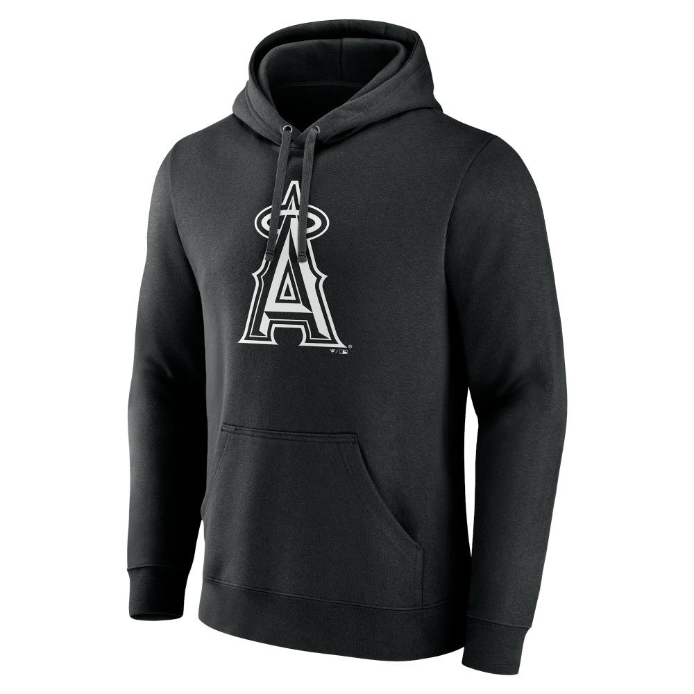 Los Angeles Angels Monochrome Personalized Name & Number Pullover Hoodie | MLB On Sale
